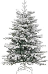 vidaXL Τεχνητό Χριστουγεννιάτικο Δέντρο με Άξονα Λευκό 120 cm