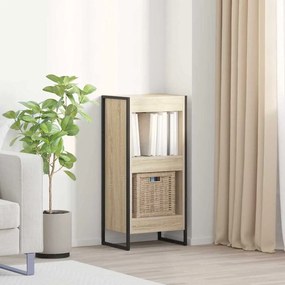 vidaXL Βιβλιοθήκη 40 x 30 x 86,5 εκ Επεξεργασμένο Ξύλο Σονόμα