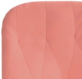 vidaXL Πολυθρόνα Relax Ροζ Βελούδινη