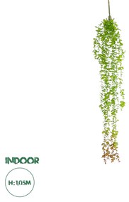 GloboStar® Artificial Garden HANGING EUCALYPTUS 20809 Τεχνητό Διακοσμητικό Κρεμαστό Φυτό Ευκάλυπτος Μ16 x Π9 x Υ105cm