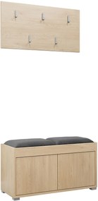 Έπιπλο υποδοχής Gesita-Φυσικό - Γκρι