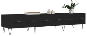 vidaXL Έπιπλο Τηλεόρασης Μαύρο 150x36x30 εκ. από Επεξεργασμένο Ξύλο