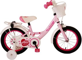 Ashley 14 Inch 22,5 cm Girls Coaster Brake Light pinkWhiteVolare