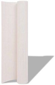 vidaXL Περίφραξη Κήπου Διπλής Όψης Λευκή 90 x 300 εκ.