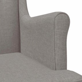 vidaXL Πολυθρόνα Taupe Ύφασμα