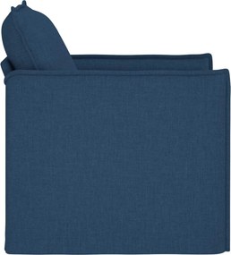 vidaXL Καναπές Μπλε 75 x 82 x 85 εκ ύφασμα