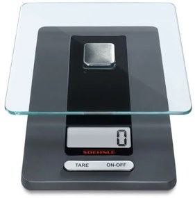 Soehnle 65106 Fiesta Ψηφιακή Ζυγαριά Κουζίνας 1gr/5kg Γκρι