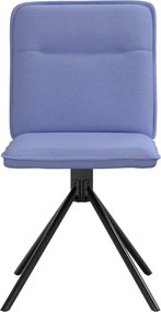 vidaXL Καρέκλες τραπεζαρίας 2 τεμάχια τζιν μπλε ύφασμα