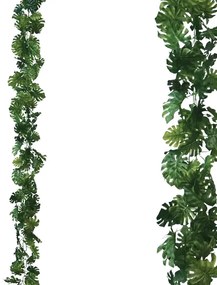 MarHome ΓΙΡΛΑΝΤΑ MONΣΤΕΡΑ ΠΡΑΣΙΝΗ ΑΛΥΣΙΔΑ - Y270cm 1/96ΚΙΒ  00-3505-7