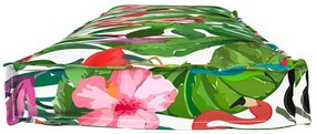 vidaXL Μαξιλάρι παλέτας για πάγκο Floral Πολύχρωμο 140 x 40 x 8 εκ.