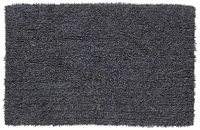 Πατάκι Μπάνιου Misto Black Sealskin 60X90 Chenille-Πολυέστερ