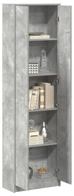 vidaXL ντουλάπα  Σκούρο Γκρι 55x25x189 cm Ξύλο