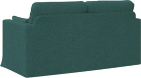 vidaXL Καναπές Σκούρο Πράσινο