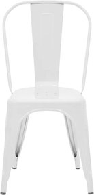 Καρέκλα Utopia λευκό μέταλλο 44x44x85εκ 44x44x85 εκ.
