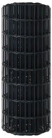 vidaXL Φράχτης Εuro Γκρι 0.6 x 50 μ. Σίδηρος με επικάλυψη PVC