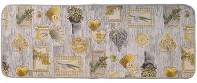 Χαλάκι Κουζίνας Chalet 3404 54X140cm Yellow Sdim 54X140 Polypropylene