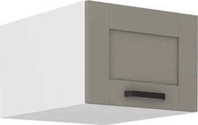 Κρεμαστό ντουλάπι Nelor 50 NAGU 36 1F-Γκρι σπέσιαλ - Λευκό