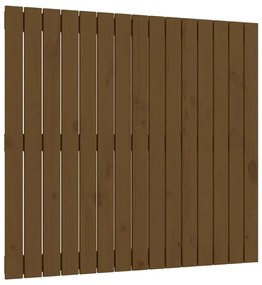 vidaXL Κεφαλάρι Τοίχου Μελί 95,5x3x90 εκ. από Μασίφ Ξύλο Πεύκου