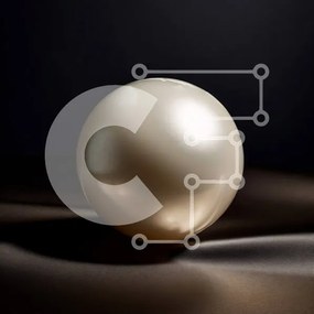 Intra Συλλεκτικό Ξύλινο Παζλ Plywood  4mm - Όμορφο λευκό μαργαριτάρι σε μαύρη επιφάνεια Σε Ξύλινο Κουτί - Διαστάσεις: 10x10 cm – 25 κομμάτια