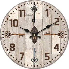 Ρολόι Τοίχου ArteLibre MDF Φ34x3.8cm-14650002