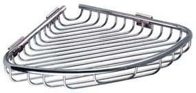 Γωνιακή Ραφιέρα Μπάνιου Reti 9637 21x21cm Chrome Karag Ανοξείδωτο Ατσάλι