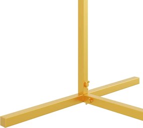 vidaXL Αψίδα Γάμου Χρυσό 150 x 49,5 x 200 εκ Ατσάλι