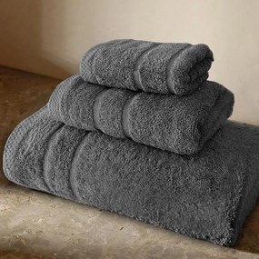 Bonsai Home Σετ Πετσέτες Πενιέ 3τμχ 600gsm Royal Cosy Γκρι