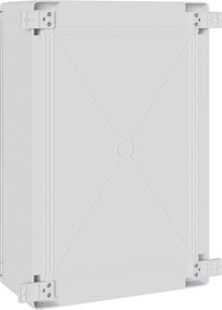 vidaXL Ντουλάπι Ελέγχου Γκρι 47 x 20 x 50 εκ ΑΒΣ Πλαστικό