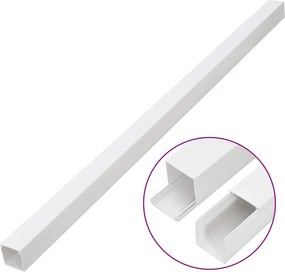 vidaXL Κανάλι Καλωδίων 40 x 25 χιλ. 30 μ. από PVC