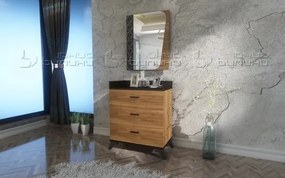 Συρταριέρα Kafe με ΔΩΡΟ καθρέπτη, 80/43/89,5 εκ., Genomax Genom1219920355