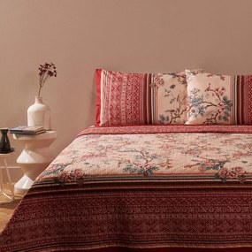 Κουβερλί Pallanza Pink Bassetti Υπέρδιπλo 265x265cm 100% Cotton