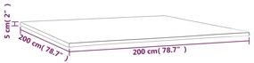 Ανώστρωμα 200x200x5 εκ. - Λευκό