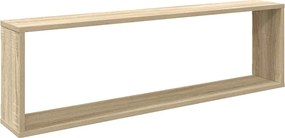 vidaXL Ράφια Κύβοι Τοίχου 2 τεμ. Sonoma Δρυς 100x15x30 εκ. Επεξ. Ξύλο