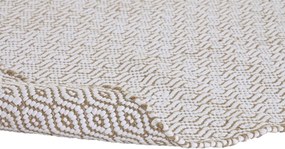 Χαλί Home ESPRIT Λευκό Φυσικό 120 x 1 x 180 cm