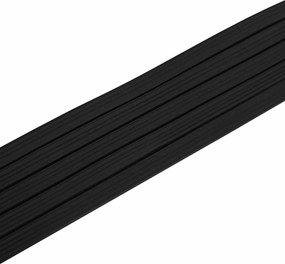 vidaXL Αυτοκόλλητη σφραγίδα παραθύρου Μαύρο 8 x 3 χλστ 100 μ