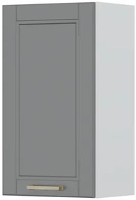 Ντουλάπι κρεμαστό Tahoma V7-40-1K-Γραφίτης - 40.00Χ32.00Χ72.00cm