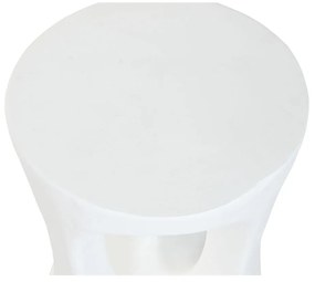 Βοηθητικό Τραπέζι Home ESPRIT Λευκό 35,5 x 35,5 x 51 cm