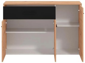 Κομότα Varadero 3K1F Artisan Oak - Μαύρο 119x33x80,5 εκ. 119x33x80.5 εκ.
