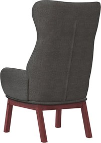 vidaXL Πολυθρόνα Relax Σκούρο Γκρι Υφασμάτινη