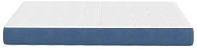 vidaXL Στρώμα Κρεβατιού με στρώμα Μπλε 120 x 200 cm ύφασμα