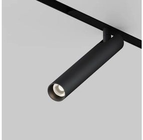 Σποτ Μαγνητικής Ράγας Exility LED 6W Μαύρο Περιστρεφόμενο Focus T TR141-2-6W3K-M-B Maytoni TR141-2-6W3K-M-B