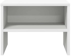 vidaXL Κομοδίνα 2 τεμ. Λευκά 40 x 30 x 30 εκ. από Επεξ. Ξύλο