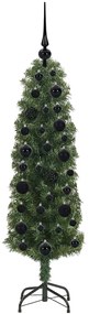 vidaXL Τεχνητό Χριστουγεννιάτικο Δέντρο με 150 LED Πράσινο 120 cm