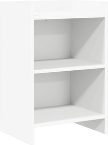 vidaXL Κομοδίνα Λευκό 40 x 30 x 60 cm Επεξεργασμένο Ξύλο
