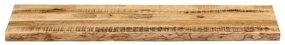 vidaXL Επιφάνεια Τραπεζιού 140x40x2,5 εκ. Live Edge Μασίφ Ξύλο Μάνγκο