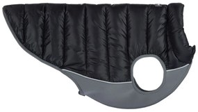 Παλτό Σκύλου Red Dingo Puffer Μαύρο/Γκρι 25 cm