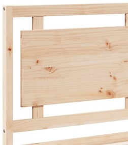 vidaXL Πλαίσιο Κρεβατιού Μακρύ Χωρίς Στρώμα 140x210 εκ Μασίφ Ξύλο