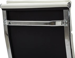 Καρέκλα γραφείου διευθυντη Mavel pakoworld PU λευκό 55x62x100-110εκ