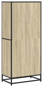 vidaXL Βιβλιοθήκη Sonoma Oak 60x35x139 cm Ξύλινη κατασκευή