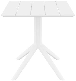PARIS WHITE 70X70X74εκ. ΤΡΑΠΕΖΙ ΠΟΛ/ΝΙΟΥ 70X70X74εκ.